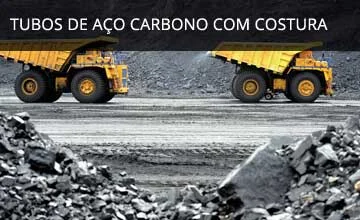 Tubos de aço carbono com costura