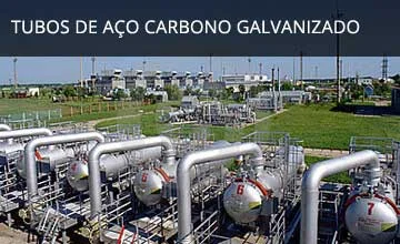 Tubos de aço carbono galvanizado